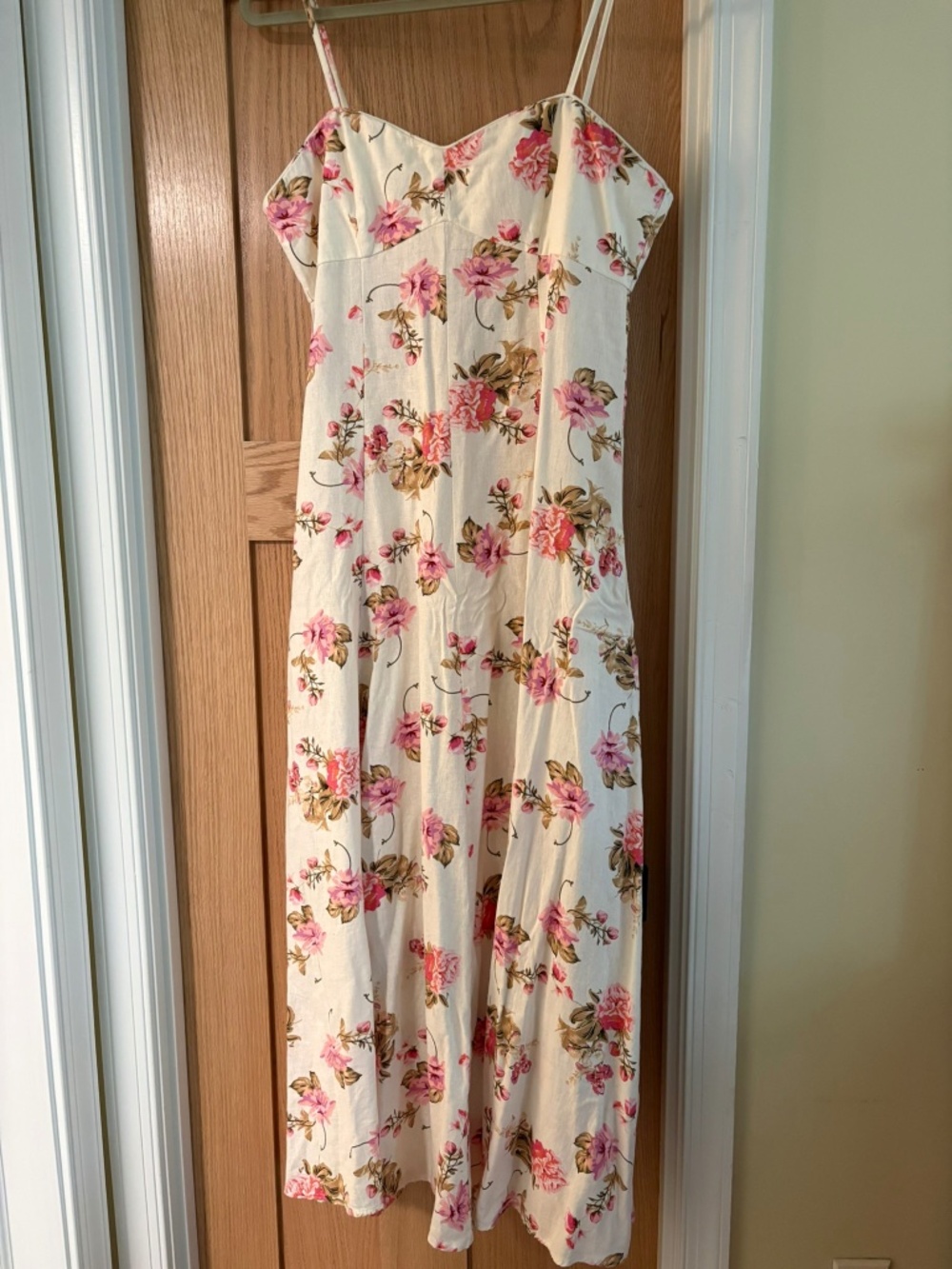 Linen blend dress